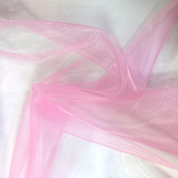 Plain Dyed Organza Pink